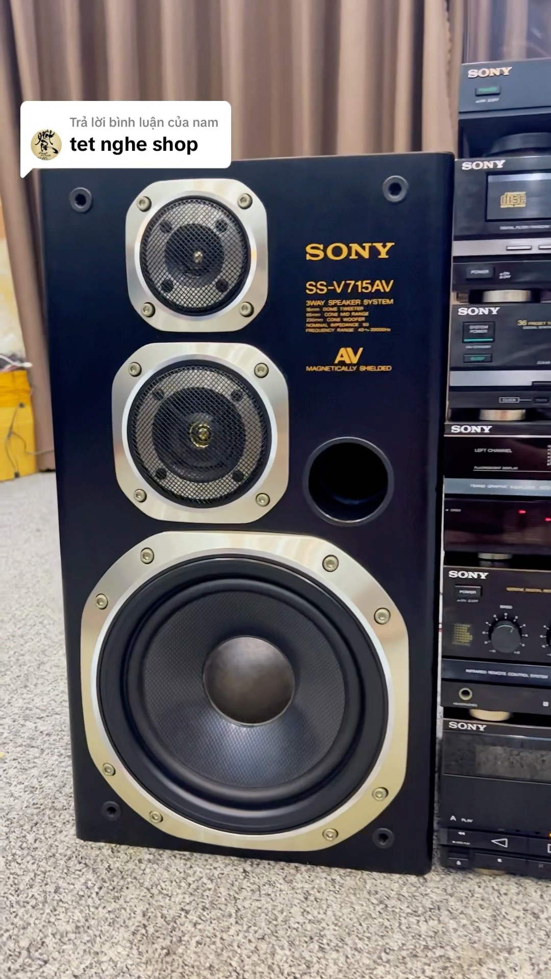 Sony av715 hifi audio japan Nhat #pioneer #bose #audiophile #sony
