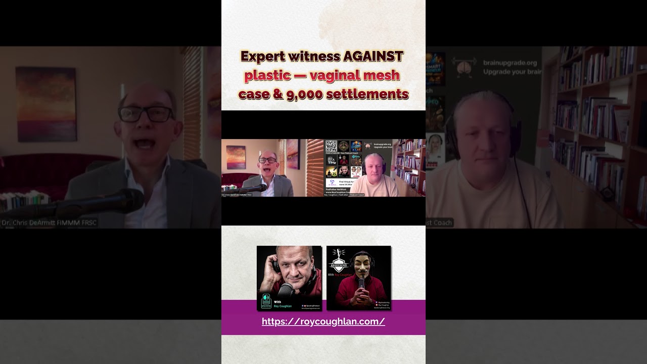 Expert witness AGAINST plastic — vaginal mesh case & 9,000 settlements