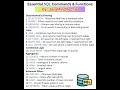 Most Important usable command In SQL |#sql