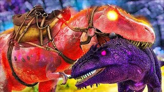 INVADINDO BASE INIMIGA E R0UBAND0 DINOSSAUROS! SUPER MODS ARK SURVIVAL EVOLVED