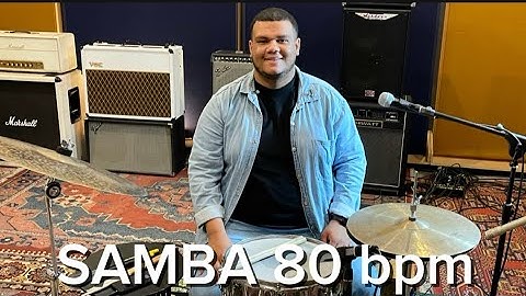 SAMBA Drum Loop 80 bpm | Bateria Brasileira