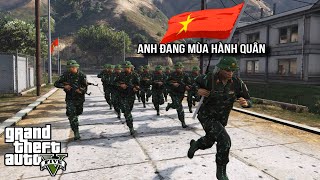 GTA V #  Bộ Đội Hành Quân, Diễn Tập Bắn Đạn Thật Tại Sư Đoàn Quân Khu Việt Nam | Ngọc Lâm Gaming
