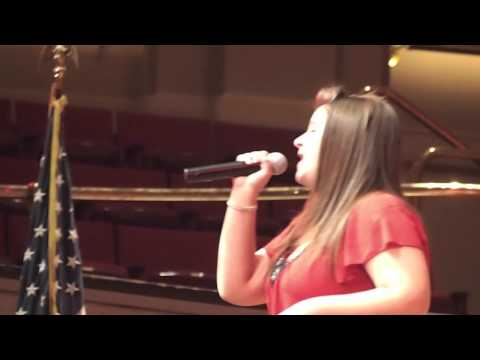 Rachel Driscoll performs at Central Mass Idol