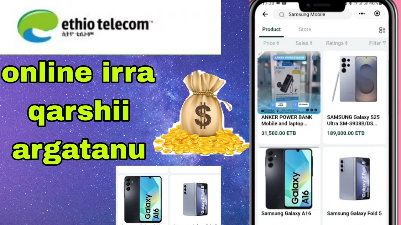 Akkata etho telecom telebirr irran mesha bitatanu wan barbadan beksisun qarshii argatanu