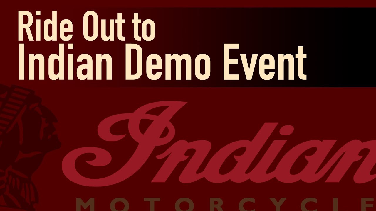 Ride Out to Indian Demo Event