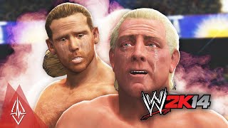WWE 2K14 30 Years Of Wrestlemania Mode - Ruthless Aggression Part 4 ENDING - HBK VS RIC FLAIR!