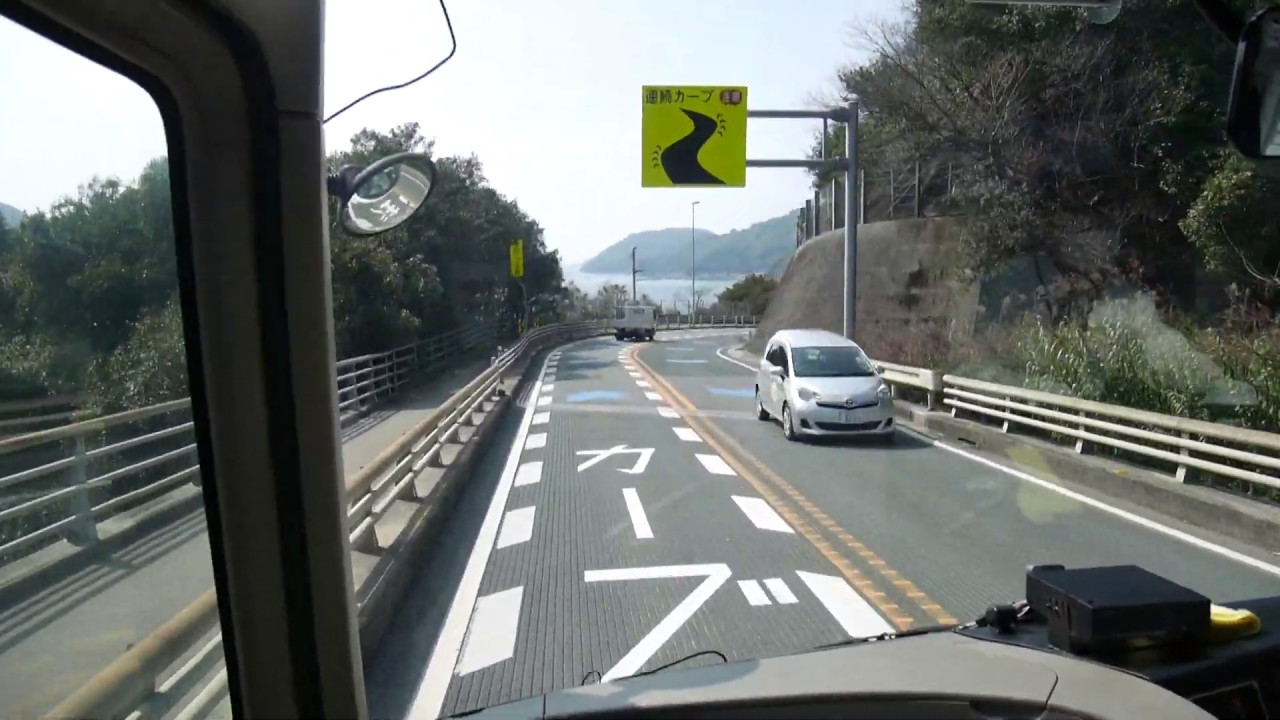 【前面展望】宇和島バスセンター～・宇和島駅～卯之町駅～松山市駅【宇和島バス】