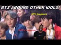 BTS INTERACTION WITH OTHER IDOLS |REACTION|