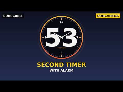 53 Second Alarm Timer — Ideal for Quick Breaks
