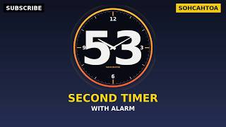 53 Second Alarm Timer — Ideal for Quick Breaks