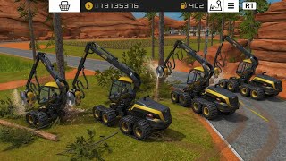 Fs18 Powerful Tree Cutting Machines in Action!” 🔥 Gameplay Timelapse #fs18 