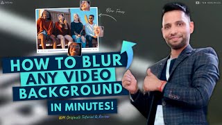 How to Blur Video Background in Minutes (2023) Best AI Powered Video Blur App Tutorial & Review screenshot 5