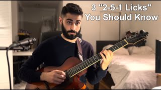 3 Iconic 2-5-1 Jazz Licks