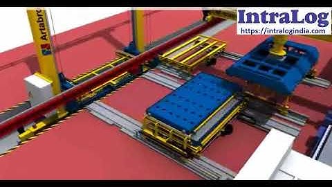 AS/RS Sheetmetal With Stacker Cranes In Multiple Towers