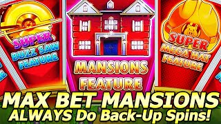Max Bet Mansions Feature! Great Huff N Even More Puff Action! Back-Up Spins Winning at Yaamava!