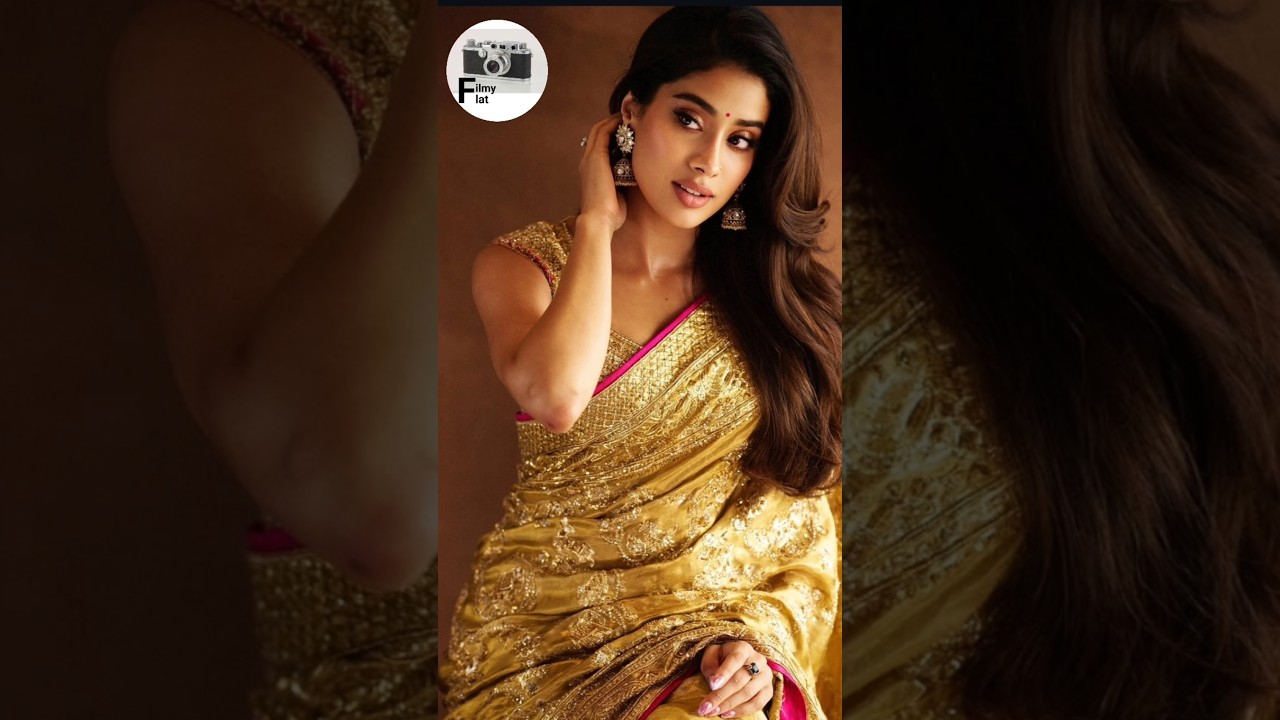 Pal song YouTube shorts with beautiful pictures of Jhanvi Kapoor by‎@FilmyFlat  