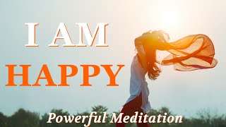 Download Lagu I AM HAPPY. A POWERFUL 5 MINUTE MEDITATION THROUGH AFFIRMATIONS. MP3