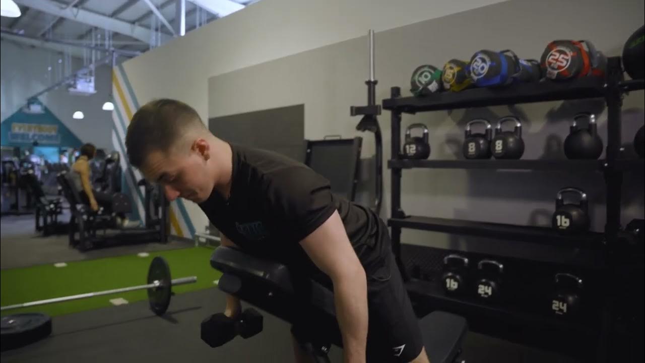 How To Perform A Chest Supported Dumbbell Row YouTube