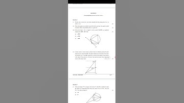 ICSE class 10 semester 2 maths specimen Paper #icse.
