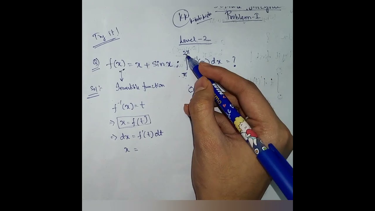 definite Integration problem 1 wbjee crash course