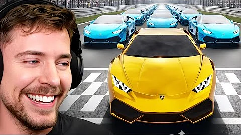 Beat This Race, Win This Lamborghini! #mrbeast