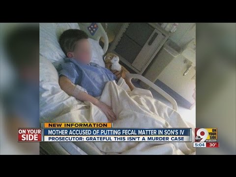 Mother accused of injecting fecal matter in son's IV