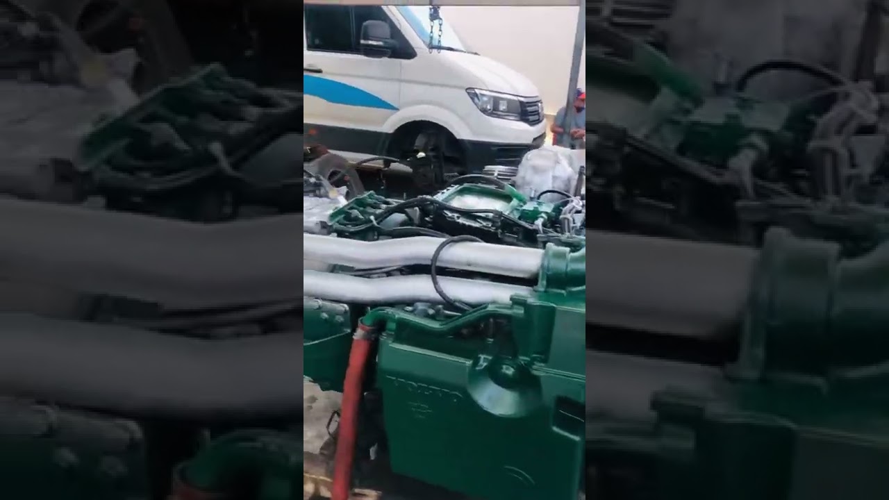 Motor Volvo DH12D ,caja de cambios EGS 8 y voith retarder reparados .,👍😜