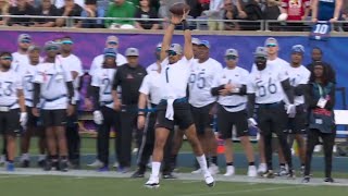 Jalen Hurts almost pulled a Philly Special catch 😂 | 2024 Pro Bowl Games