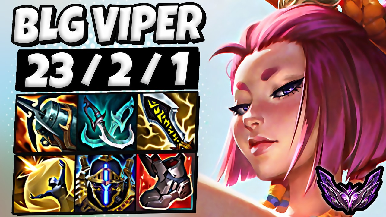 Yunara vs Tristana ADC [ Viper + Pentakill ] Patch 25.24 Ranked Korea ✅