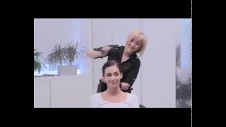 Step by step women's long styling using Style Link, Matrix