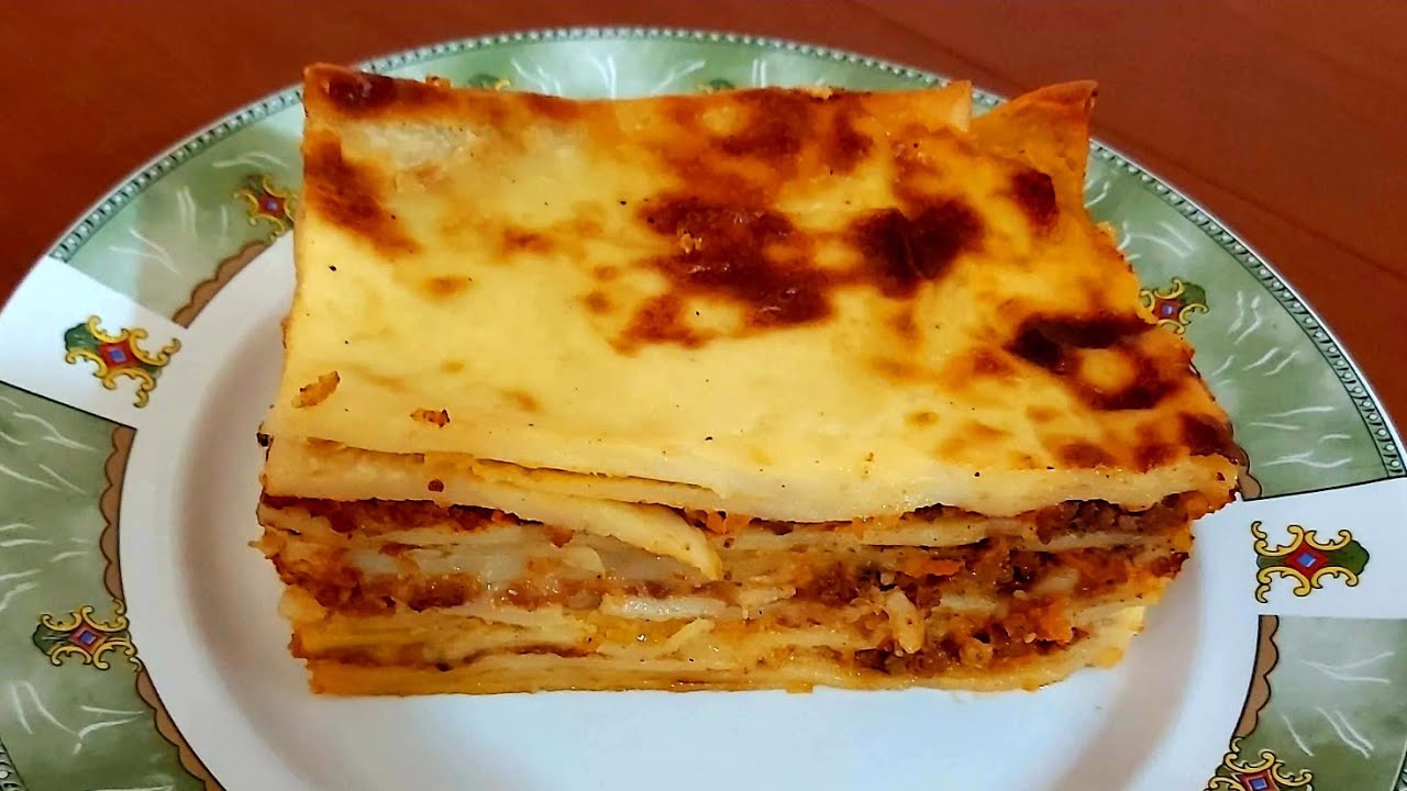 LAZANJE S PALAČINKAMA / LASAGNA WITH PANCAKES YouTube