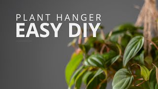 How to Make an Easy DIY Plant Hanger 👌