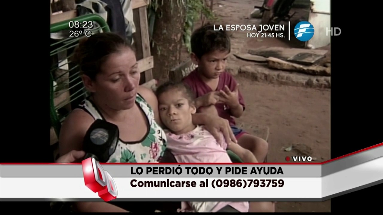 Mujer rescató a sus hijos de un incendió y ahora pide ayuda - YouTube