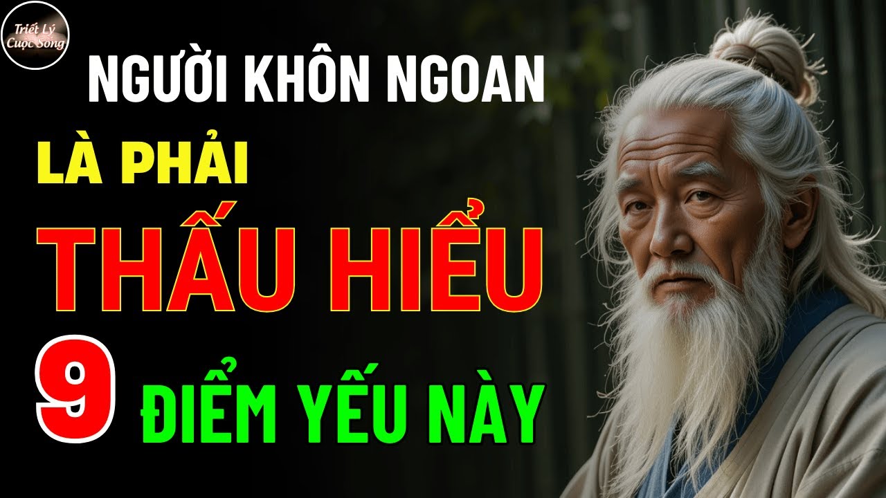 Outline Video Cổ Nhân Dạy: 9 Điểm Yếu Tư Duy Cảm Xúc Khiến Đời Người Mãi U Mê, Trắc Trở