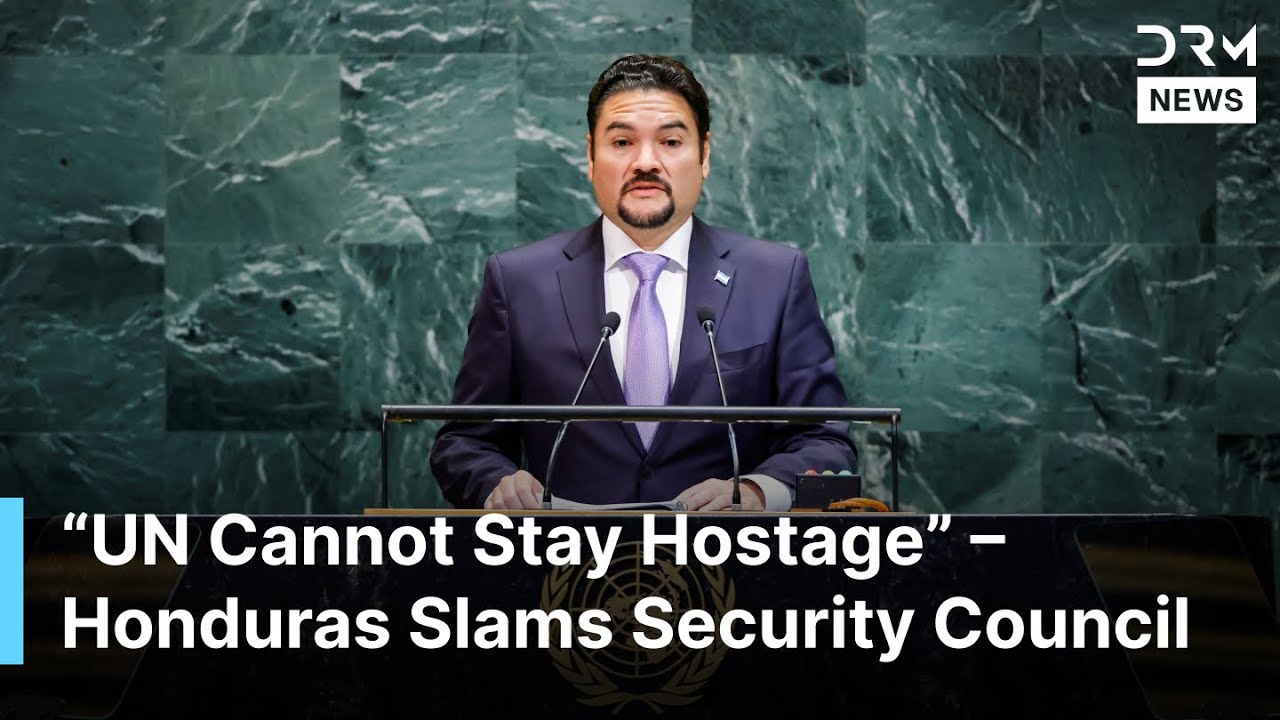 “Genocide in Gaza, Veto Power Must End”, Honduras Powerful UN Speech Against Israel, Russia | AC1G