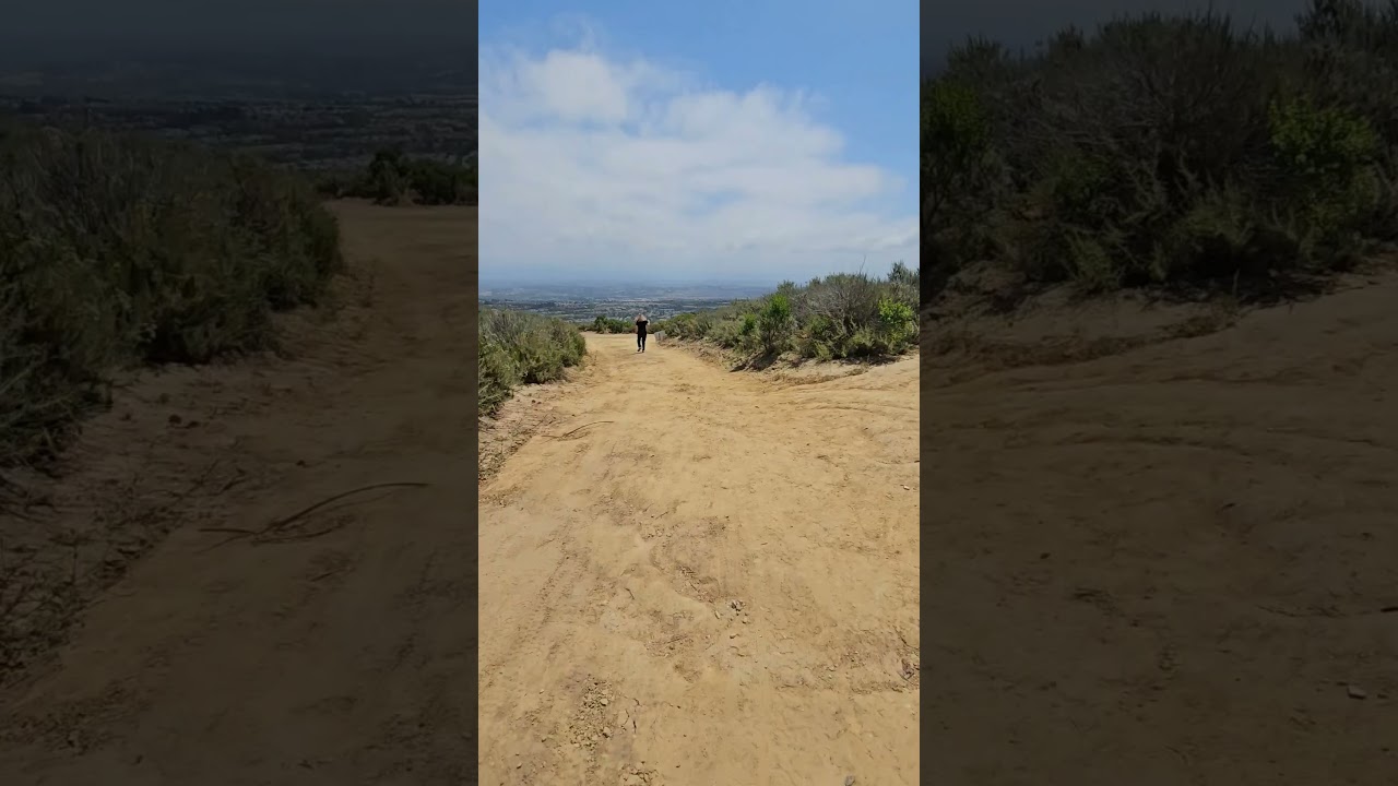 Scenic walk Laguna Beach California 