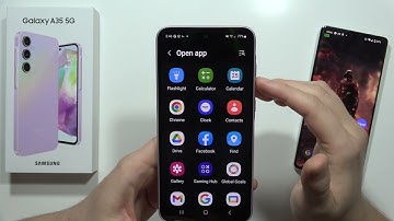 How to Quickly Open Specific Apps on Samsung Galaxy A35 5G - Power Key Shortcut