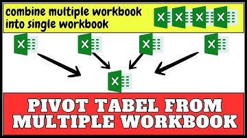 How to Combine Multiple Excel Workbook into Single Workbook | Pivot Tabel From Multiple Workbook 🔥
