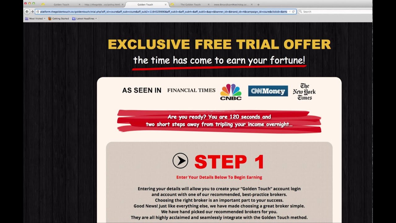 The Golden Touch Scam Exposed