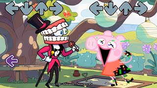 Fnf New Amazing Digital Circus Vs Peppa Pig All Sings Can Can Song Pomni The Plush Fnf Mods