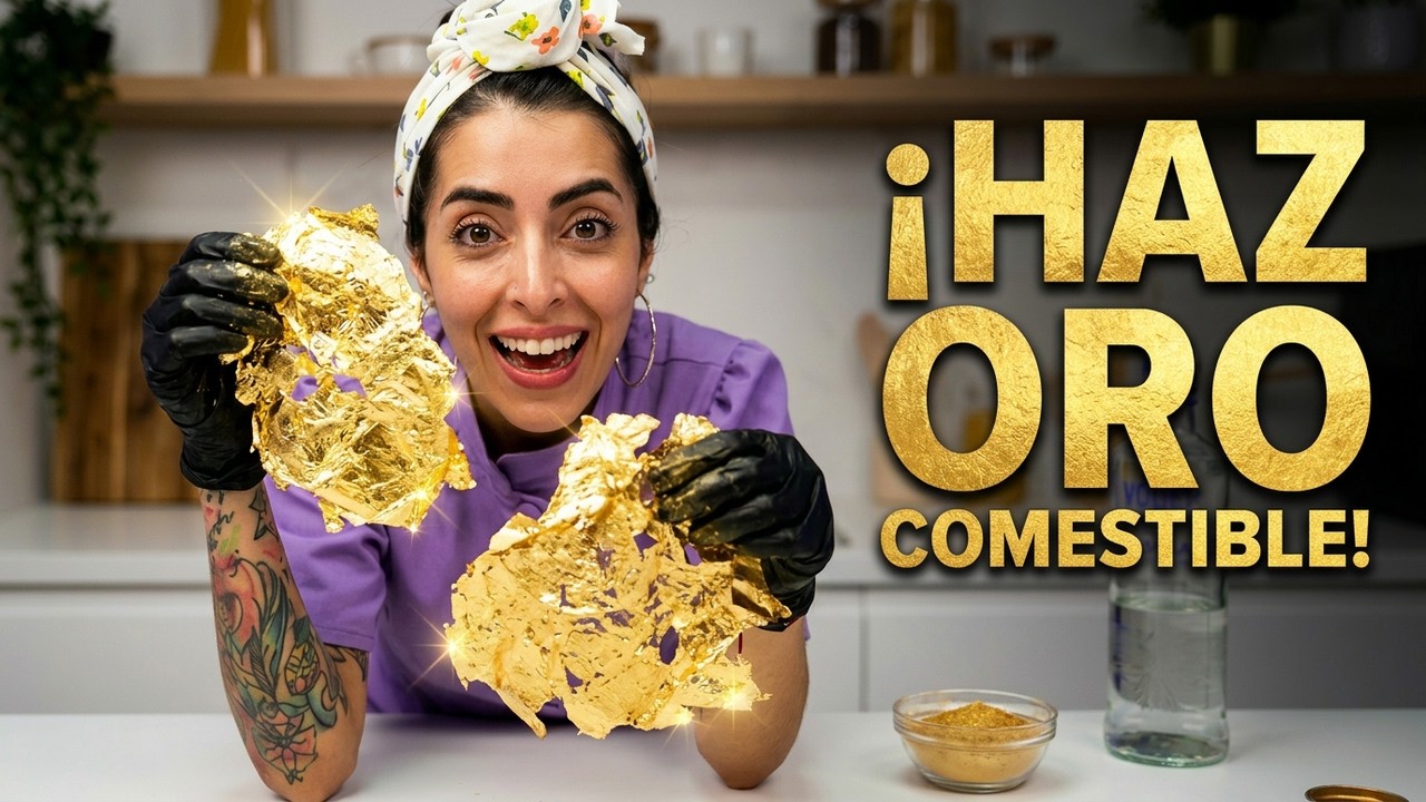 Hice ORO COMESTIBLE por Centavos y Mis Pasteles Lucen de Lujo