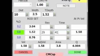 11 Discharge Measurement-Q-Method: Midsection: AA/Pygmy