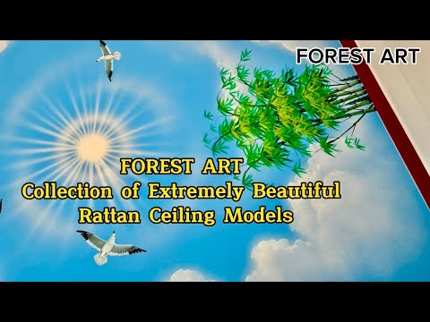 Video [ Mỹ Thuật Rừng ] Những Mẫu Trần Mây Cực Đẹp Ko Bao... - youtube