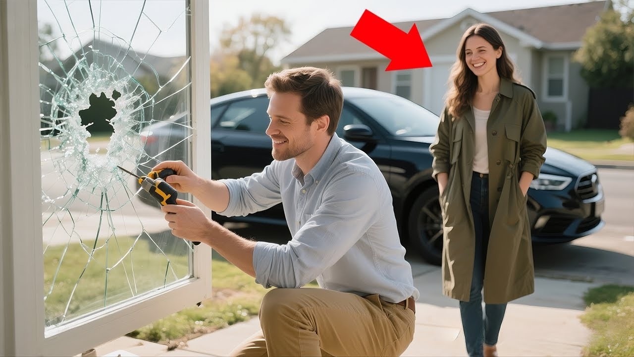 Struggling Single Dad Fixed Broken Window For Stranded Woman—Unaware She's CEO of Estate C