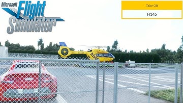 Flight Simulator 2020 - EMS Helicopter take off *H145 - Hype Performance Group*