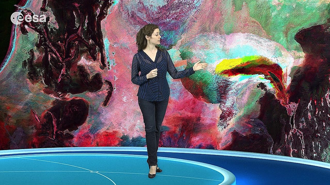 Earth from Space: Psychedelic seabed