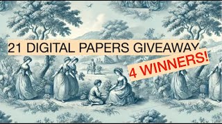 🎁🎁🎁Who Won My VIP Lounge Digital Papers Giveaway?