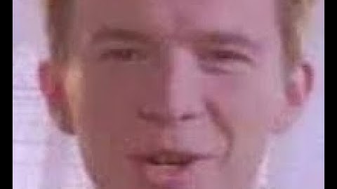 Rick Astley - Never Gonna Give You Up (Video) but its 100x faster