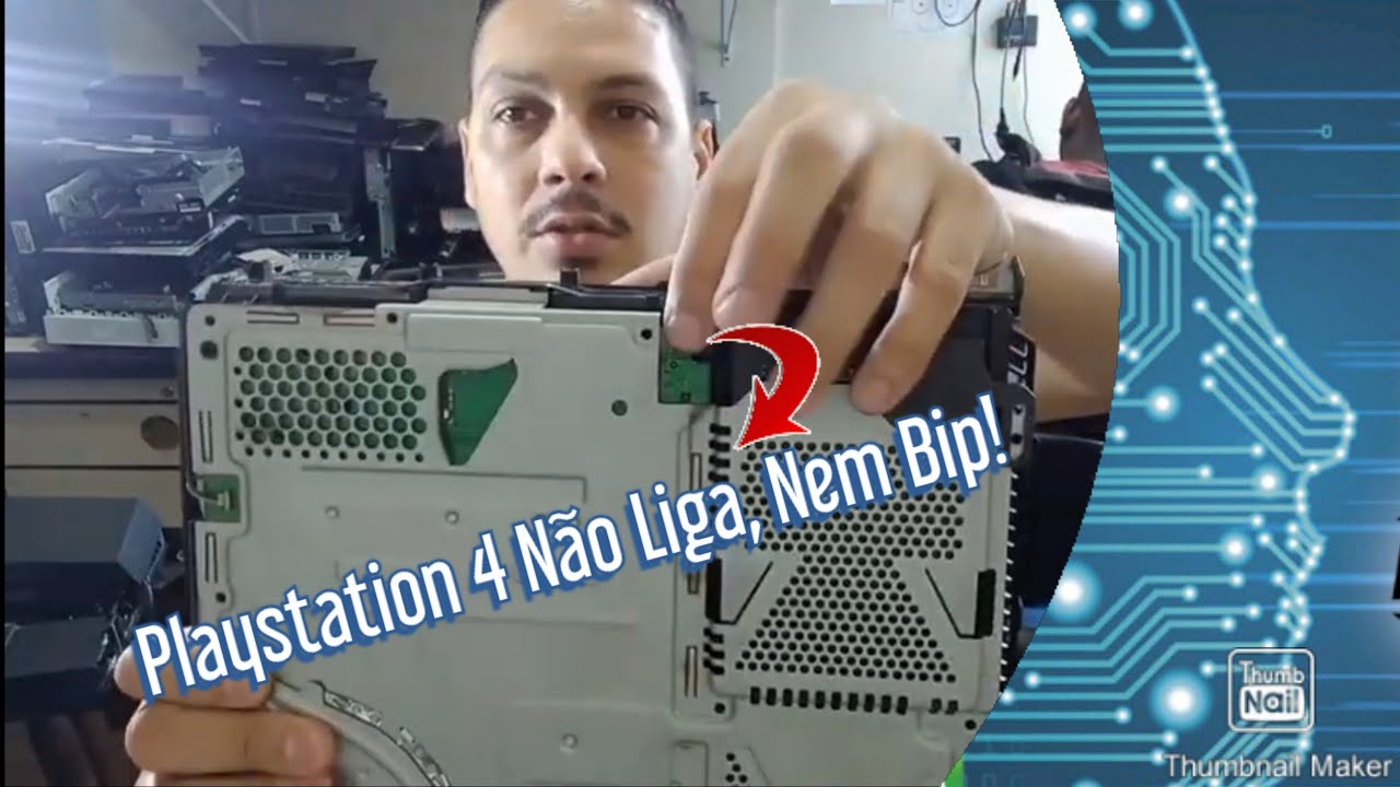 PlayStation 4, Won't Turn On, No Noise At All, No Signal. 5V Input