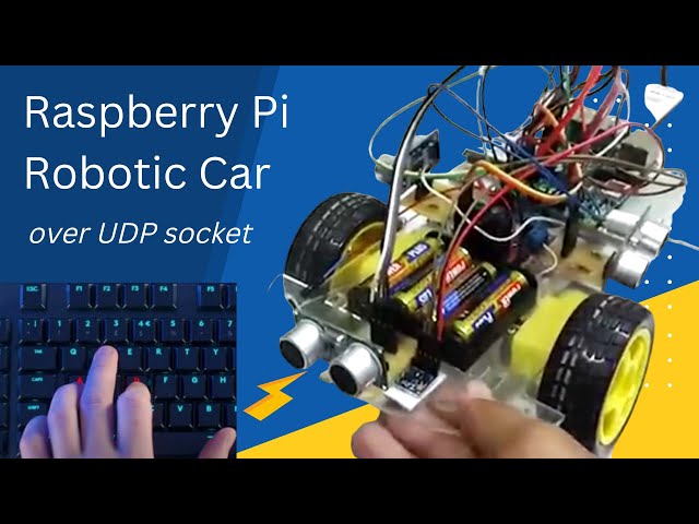 DIY ip controlled Raspberry pi Robotic Car | control over UDP | step-by-step